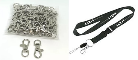 Mosquetones Llaveros 10mm