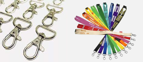 Mosquetones para lanyards 20mm